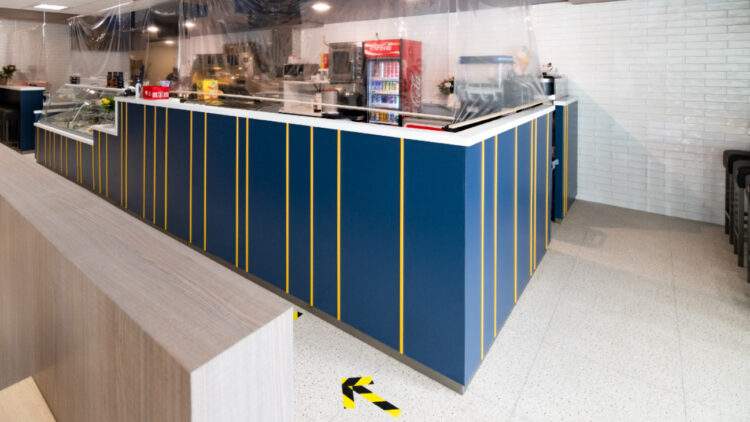 Maatwerk interieur snackbar westerkwartier